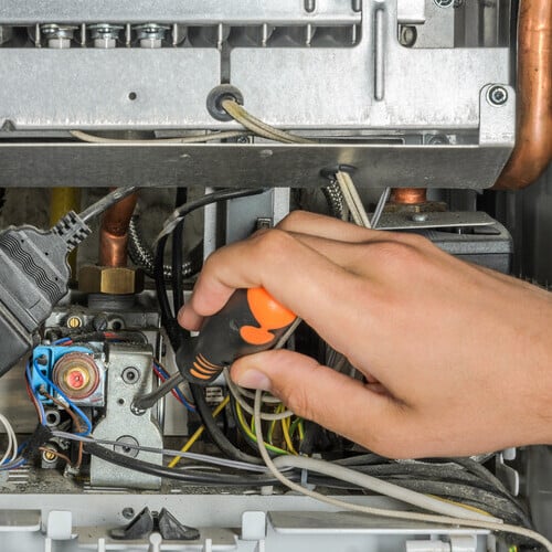 repairs on an electric furnace