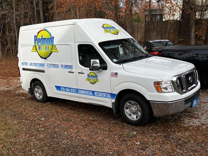 HVAC technician van