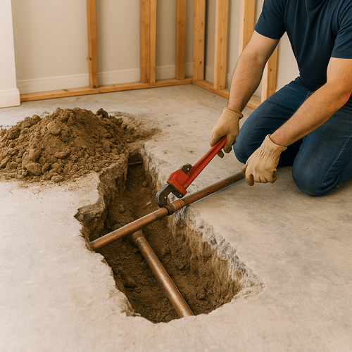 slab leak repair