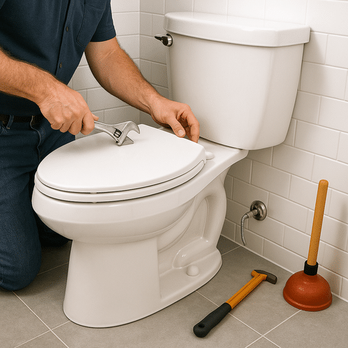 toilet installation