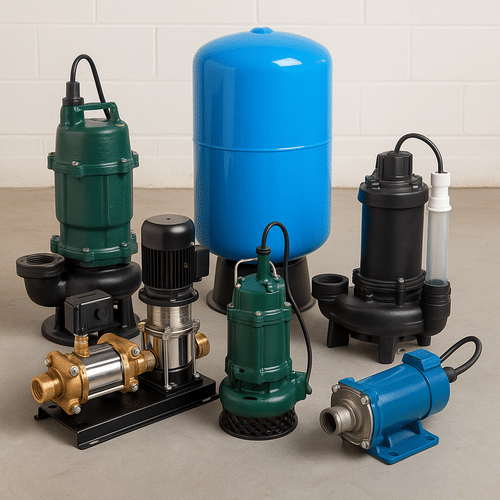 types of pumps for plumbing