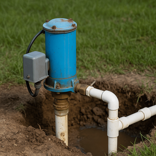 well pump installed
